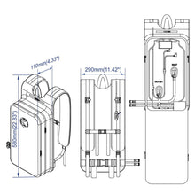 Load image into Gallery viewer, COMPCOOLER Dual Backpack ICE Water Cooling System 5.0 L Bladder Flow Control Mode
