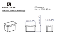Load image into Gallery viewer, COMPCOOLER Motorcycle Rider Solo ICE Chest Cooling System 6.0L Chest 12V DC Flow Control Mode with High Collar Vest
