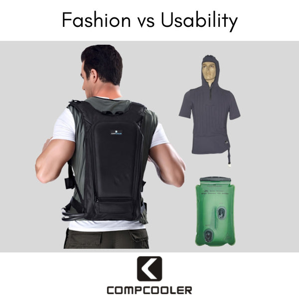 Fashion vs Usability: Cooling vest for men