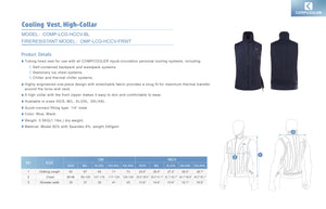 COMPCOOLER Handcarry ICE Water Cooling System  3.0L Temp Control with High collar Vest