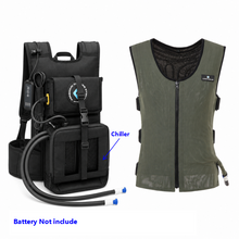 Load image into Gallery viewer, COMPCOOLER Backpack Chiller Cooling System 150W, Powered by DC12V 20A Battery（Battery Not include）