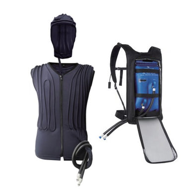 COMPCOOLER Backpack ICE Water Cooling System V-Neck Hoodie Vest 3.0 L Flow Control