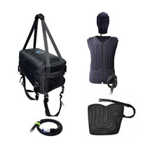 Load image into Gallery viewer, COMPCOOLER Motorcycle Rider Solo Unit with Detachable Hoodie Cooling T-shirt and  Seat Cooling Pad 12V Flow Control Mode