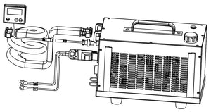 COMPCOOLER Racing Driver Chiller Cooling Unit Basic 250W Cooling 12V DC