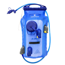 Load image into Gallery viewer, COMPCOOLER Dual Chambers Quick Release Hydration Bladder (2.5 L) 0.40mm TPU with Drinking Tube