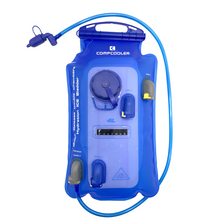 Load image into Gallery viewer, COMPCOOLER Dual Chambers Quick Release Hydration Bladder (4.0 L) 0.40mm TPU with Drinking Tube