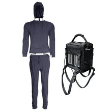 Load image into Gallery viewer, COMPCOOLER Motorcycle Riders Chiller Cooling System 12V DC Operated 300W Cooling Capacity with Full Body Garment with Detachable hoodie and pants