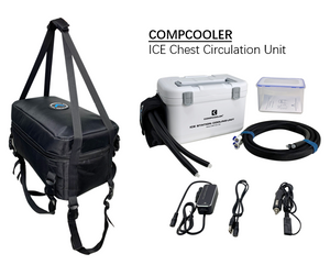 COMPCOOLER Motorcycle Rider Solo ICE Chest Unit with Detachable Hoodie Cooling T-shirt 12V FC Mode