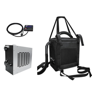 COMPCOOLER Motorcycle Riders Chiller Cooling System 12V DC with Detachable hoodie Full Body Garment
