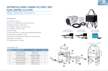 Load image into Gallery viewer, COMPCOOLER Motorcycle Rider Tandem ICE Chest Circulation Unit Flow Control