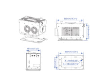 Load image into Gallery viewer, COMPCOOLER Racing Driver Liquid &amp; Air Cooling Unit PRO 400W Cooling Capacity 12V DC