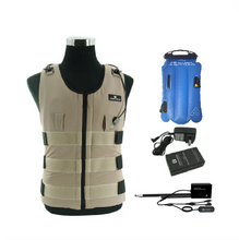 Load image into Gallery viewer, COMPCOOLER Beige Univest ICE Water Cooling System 2.5L Bladder Flow Control Mode