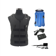 Load image into Gallery viewer, COMPCOOLER Black UniVest ICE Cooling System 2.5L Bladder Flow Control Mode