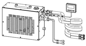 COMPCOOLER Motorcycle Riders Thermal Chiller System 12V DC with Detachable Hoodie Full Body Garment