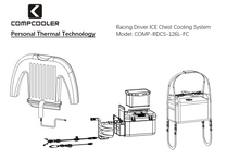 Load image into Gallery viewer, COMPCOOLER Racing Driver Solo ICE Chest Cooling System 12V DC with Fire Resistant T-shirt