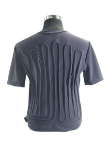 Back T-shirt with Temp Control Operated by 12V 
