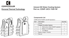 Load image into Gallery viewer, COMPCOOLER Beige Univest ICE Water Cooling System 3.0L Bladder ON/OFF Mode