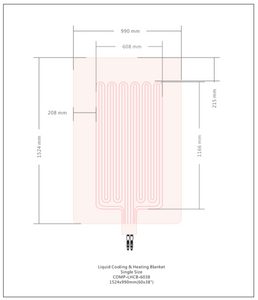 COMPCOOLER Liquid Cooling & Heating Pad/Blanket