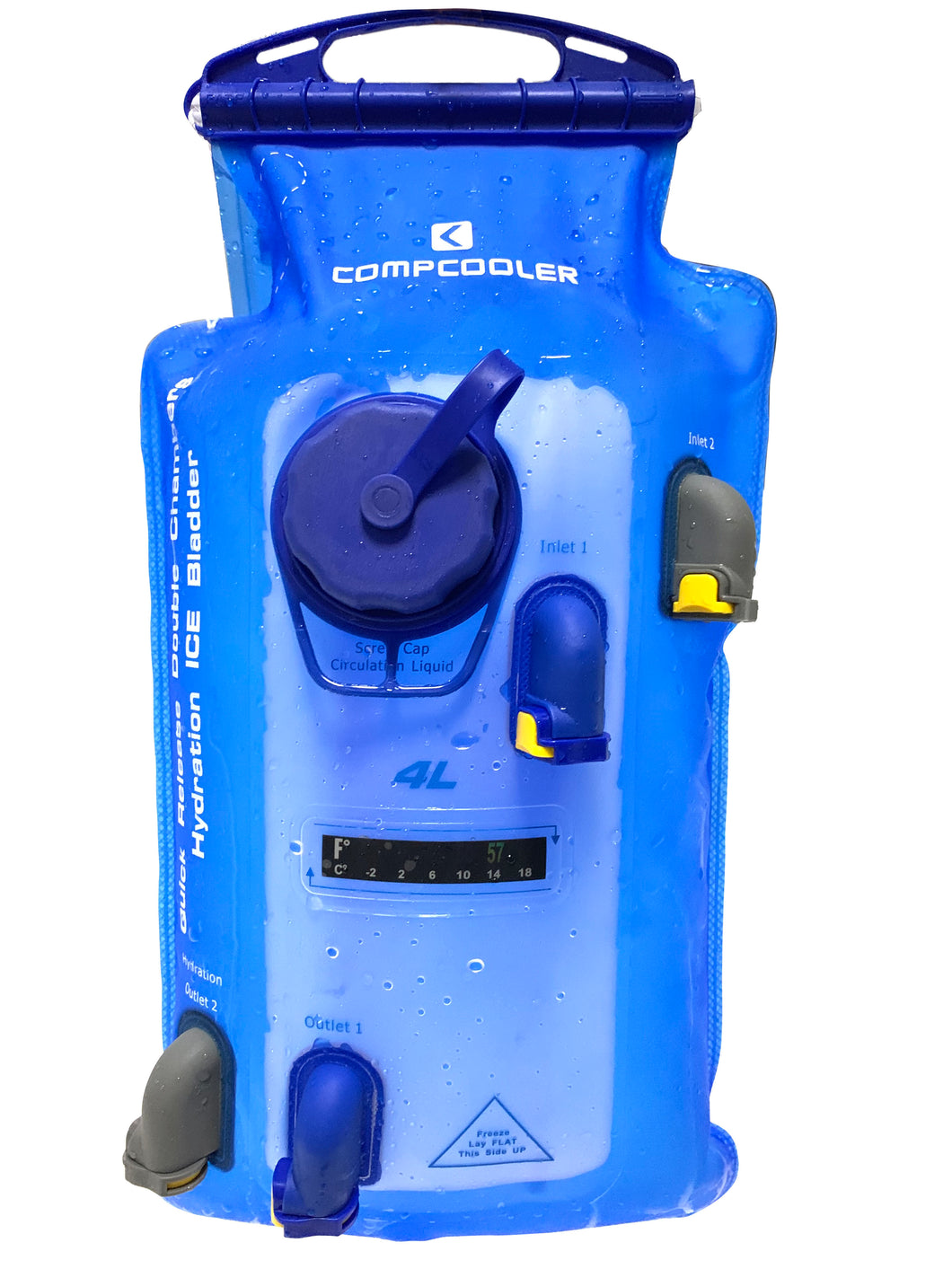 COMPCOOLER Dual Chambers Quick Release Hydration Bladder