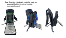 Load image into Gallery viewer, COMPCOOLER Dual Backpack ICE Water Cooling System 5.0 L Bladder Flow Control Mode