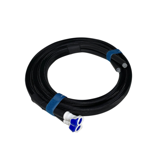 COMPCOOLER Extension Tubing with sleeve protection Screw-in Connector (3ft and 6ft)