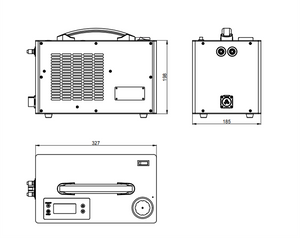 COMPCOOLER Portable Chiller Unit 400W Cooling DC24V Operated