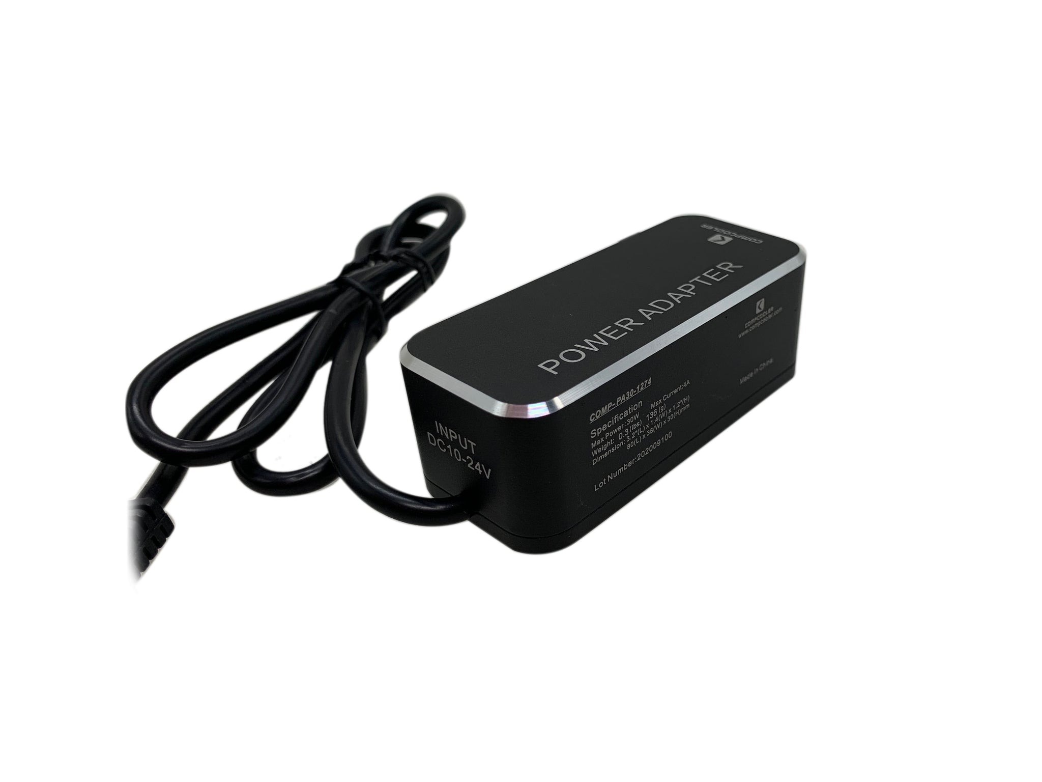 COMPCOOLER Power Adapter 35W 12V/24V to 7.4V with Motorcycle Harness