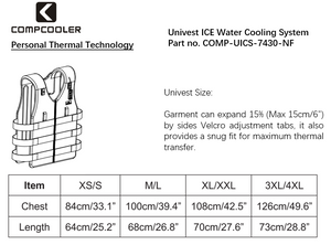 COMPCOOLER Beige Univest ICE Water Cooling System 3.0L Bladder ON/OFF Mode